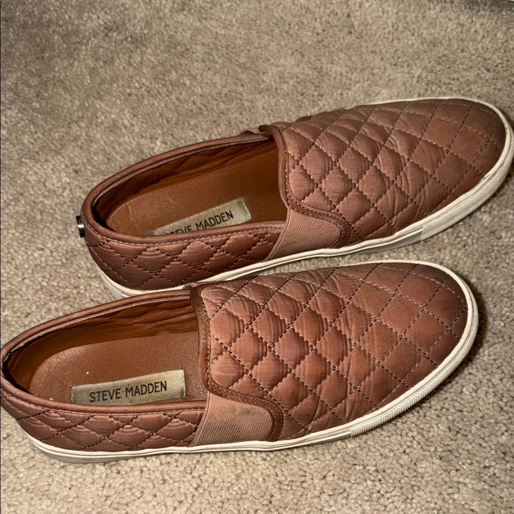 Steve Madden Women's Quilted Slip-On Shoes